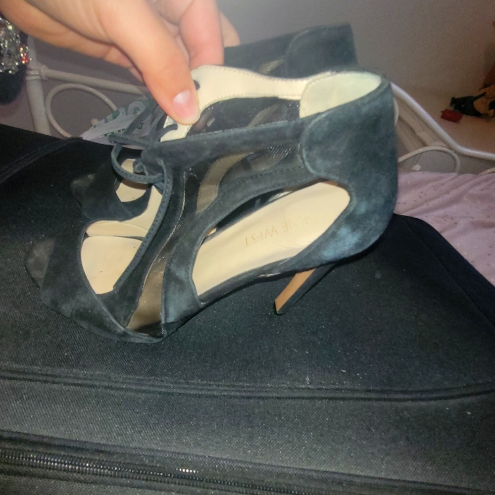 Nine west.Black heels.size36